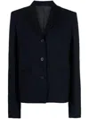 Totême Toteme Woman Blazer Midnight Blue Size 6 Viscose, Wool, Elastane In Navy