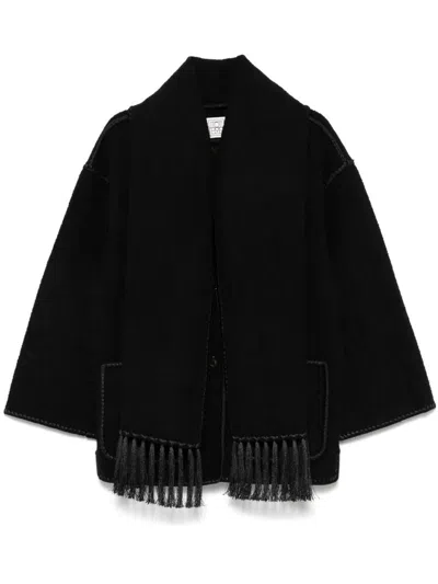 Totême Toteme Jacket With Scarf In Black
