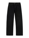 Totême Toteme Twisted Seam Denim Full Length In Black