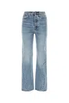Totême Toteme Woman Jeans Blue Size 28w-30l Organic Cotton In Blue
