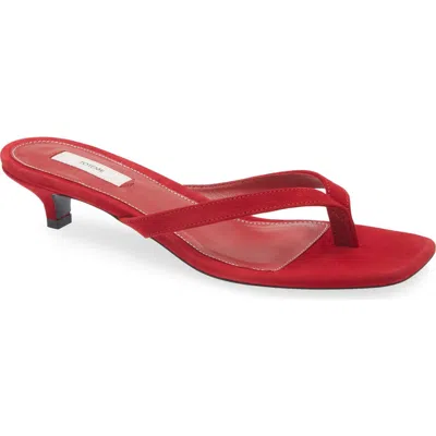 TOTÊME TOTEME KITTEN HEEL FLIP FLOP