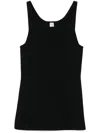 Totême Toteme Compact Knit Tank In Black