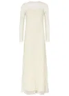 Totême Jersey Maxi Dress In White