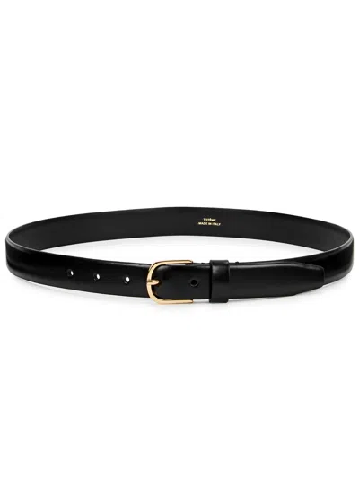 Totême Toteme Leather Belt In Black