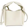 Totême Leather Bucket Bag In Milk