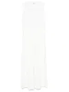 Totême Off-white Sleeveless Cotton Tee Maxi Dress