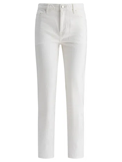 Totême Toteme Wide Leg Denim Jeans In White
