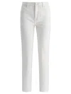 Totême Toteme Wide Leg Denim Jeans In White