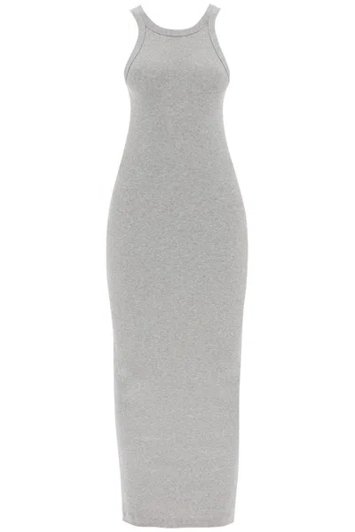 Totême Curved Rib Tank Dress In Grey