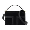 Totême Toteme Mini T-flap Pony Hair Bag In Black