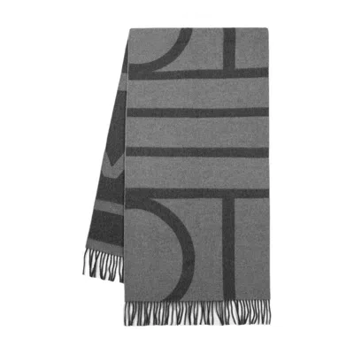 Totême Toteme Monogram Jacquard Scarf