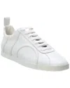 TOTÊME TOTEME MONOGRAM LEATHER SNEAKER