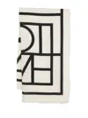 Totême Toteme Monogram Organic Cotton Sarong In Beige