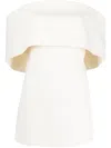 Totême Zenoma Off-shoulder Strapless Top In Beige