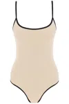 TOTÊME TOTEME ONE-PIECE SWIMSUIT WITH CONTRASTING TRIM DETAILS