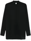 Totême Collar Shirt With Pleat And Strap Detail In Black