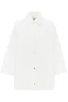 Totême Oversized-hemdjacke Aus Baumwoll-twill In White
