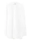 Totême Toteme Stand Up Collar Blouse In White