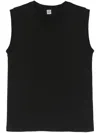Totême Sleeveless Seam-detailed Top In Black