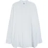 Totême Toteme Organic Cotton Tunic Top In White
