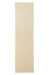 TOTÊME TOTEME OVERSIZE SHELL STITCH TRIM WOOL, CASHMERE & COTTON SCARF