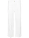 Totême Straight-leg Trousers In White