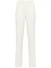 Totême Low-waist Slim Trouser In Beige