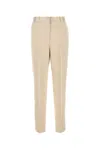 Totême Toteme Sand Satin Pant In Beige O Tan