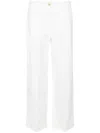 Totême Straight-leg Trousers In White