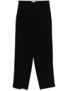 Totême Toteme Women Pleat Detail Straight Leg Trousers In Black