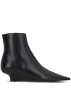 Totême Toteme Sharp 50 Leather Ankle Boots
