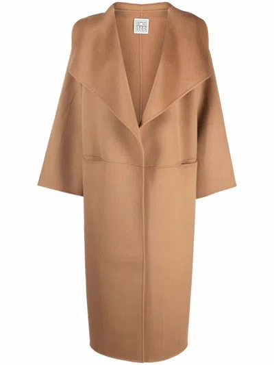 TOTÊME TOTEME PRE SIGNATURE WOOL AND CASHMERE COAT