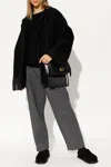 Totême Womens Black Embroidered Scarf Brushed Wool-blend Jacket In Black