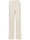 Totême Tailored Viscose Blend Pants In Beige