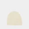 Totême Toteme Ribbed Beanie In White