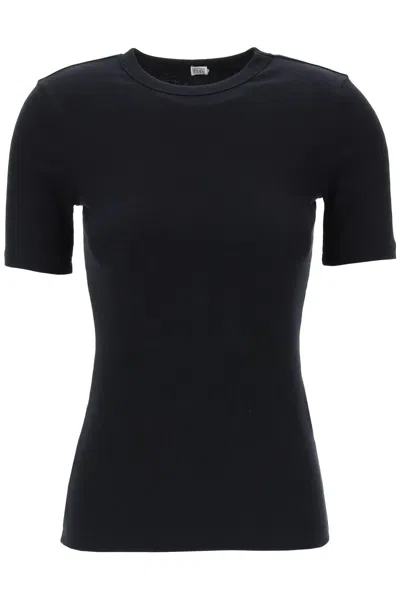 Totême Women's Classic Ribbed T-shirt For In Grey
