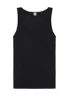 Totême 'espera' Black U Neck Rib Tank Top In Black