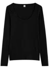 TOTÊME TOTEME RIBBED STRETCH-COTTON TOP