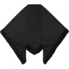 Totême Toteme Satin Tuxedo Scarf In Black