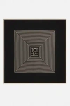 Totême Toteme Women Silk Foulard With Centered Monogram Print In Black