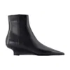 Totême Toteme Sharp 50 Leather Ankle Boots
