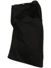 Totême Shoulder-twist Top In Black