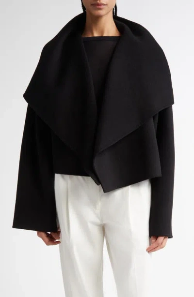 Totême Toteme Signature Double Face Wool Jacket In Black