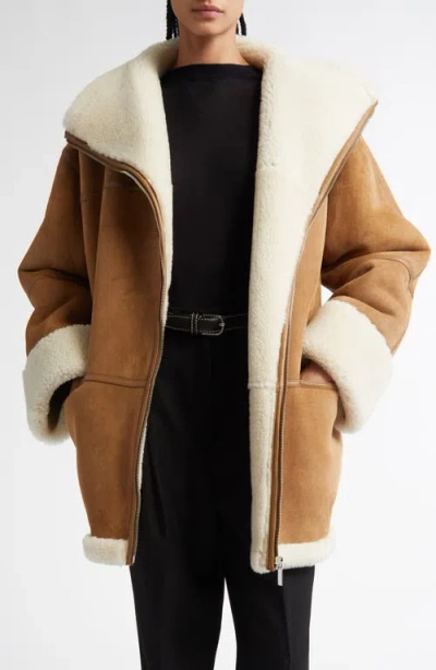 TOTÊME TOTEME SIGNATURE GENUINE SHEARLING JACKET