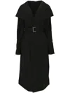 Totême Toteme Signature Long Coat In Black