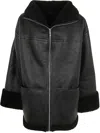 Totême Toteme Signature Shearling Jacket Clothing In Black