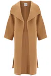 Totême + Net Sustain Signature Wool-blend Coat In Brown