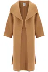 Totême + Net Sustain Signature Wool-blend Coat In Brown