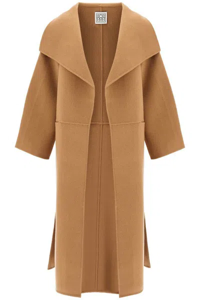 TOTÊME TOTEME SIGNATURE WOOL AND CASHMERE COAT