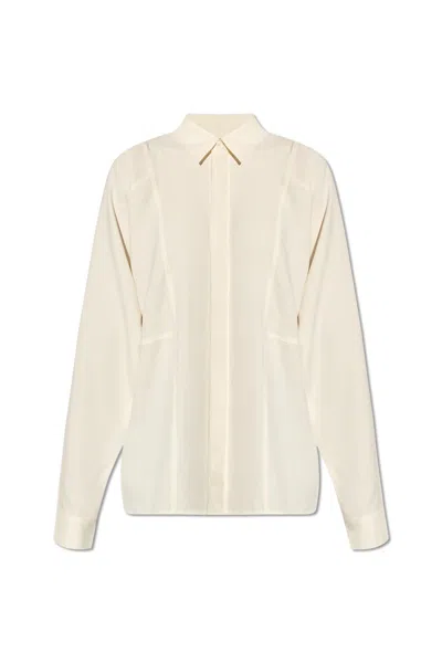 Totême Toteme Silk Shirt In White